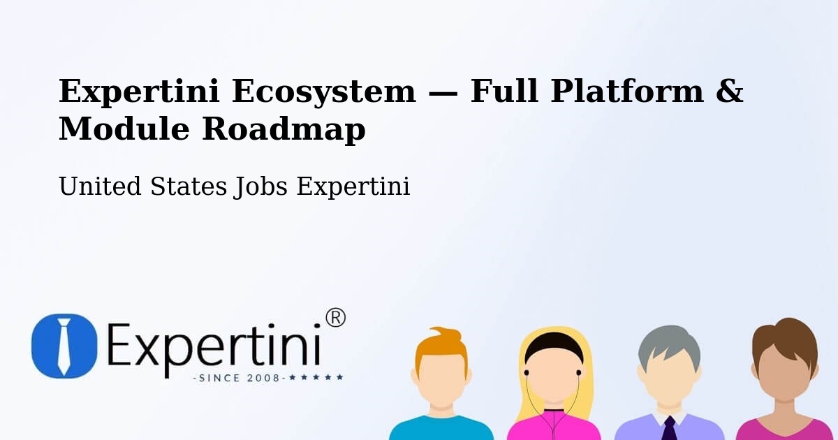 Expertini Ecosystem — Full Platform & Module Roadmap – Naples